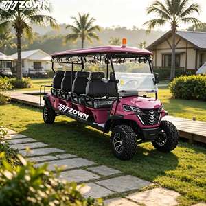 Carrito de Golf Eléctrico de Litio Personalizable de 6 Plazas, 48 V, Calidad Premium con Diseño de Color y Logotipo Gratis para Uso en Resorts - Product Image 1