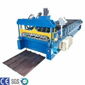 Factory Steel Ibr Trapezoidal Tile Roofing Sheet Roll Forming Making Machine Production Line