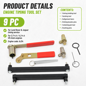 Kit de Herramientas de Sincronización del Motor para <span class=keywords><strong>Jaguar</strong></span> Land Rover <span class=keywords><strong>V8</strong></span> AJ26 AJ27 AJ28 AJ34, Juego de Bloqueo de Árbol de Levas y Cigüeñal 3.2 <span class=keywords><strong>3.5</strong></span> 4.0 4.2 4.4 - Product Image 3