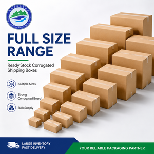 Custom Corrugated <strong>Double</strong> <strong>Wall</strong> Shipping <strong>Boxes</strong>-Reusable Eco-Friendly Recycled Materials Folding Cardboard Box - Product Image 1