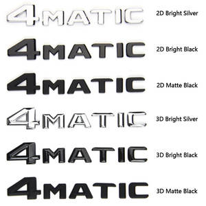 4 Matic Badge nuevas pegatinas de coche antiguo para mercedes-benz serie W204 W205 W211 W203 4WD maletero trasero reacondicionamiento Interior decoración exterior - Product Image 2