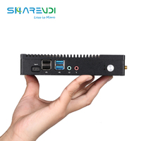 Mini PC con Carcasa de Aluminio Rentable, Compatible con Linux Ubuntu y Windows 11, con Wifi, VGA, HD-MI, Pantalla Dual, Mini PC Industrial