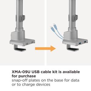 Support triple moniteur LDT62-C036P avec <span class=keywords><strong>bras</strong></span> à ressort à gaz fin, support de bureau réglable robuste <span class=keywords><strong>pour</strong></span> <span class=keywords><strong>PC</strong></span> LED <span class=keywords><strong>3</strong></span> écrans - Product Image 4