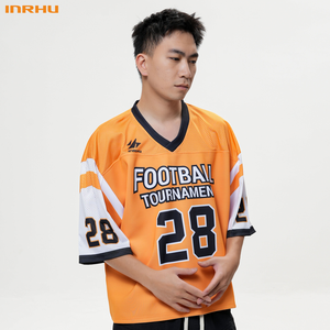 <span class=keywords><strong>24</strong></span> maglia di <span class=keywords><strong>Football</strong></span> americano cucito calcio uniforme americana con il commercio all'ingrosso di nuovi prodotti Top di calcio - Product Image 4