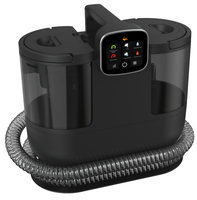 Nettoyeur de tapis portable 2100W, aspiration puissante 18KPa, désinfection à la vapeur 100°C, nettoyeur de tissus d'ameublement à l'eau chaude 60°C pour animaux domestiques OEM