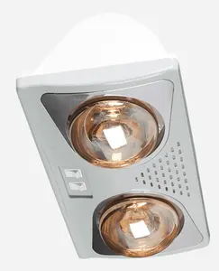 Bathroom Bath Heater Home Bathroom Heater Punch-Free Waterproof Lamp Wall-Mounted Bath infrared heating bulbs