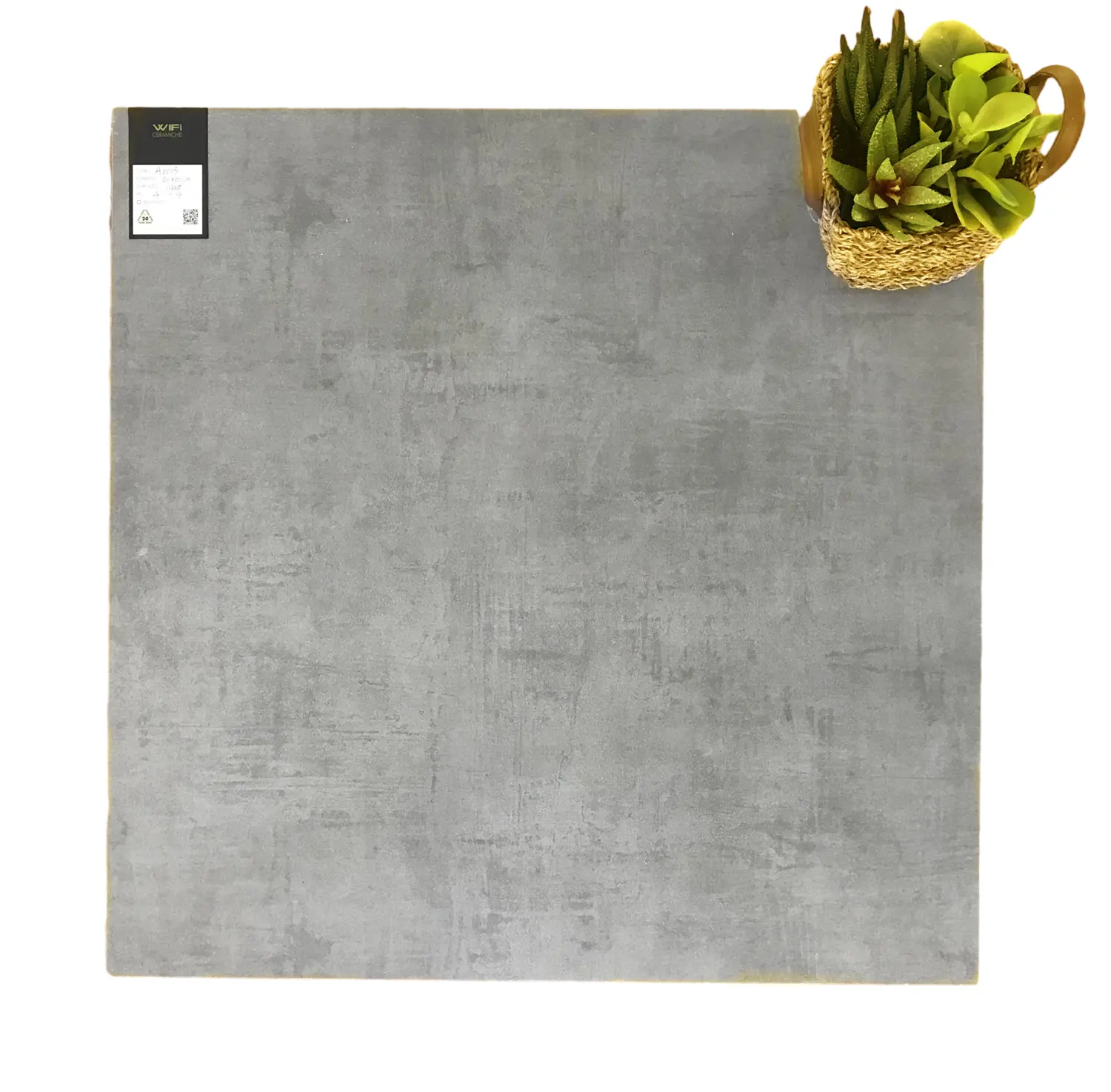 Good Quality 600*600mm Grey Cement Look Glazed Ceramic Tiles For interior bathroom wall kitchen floor