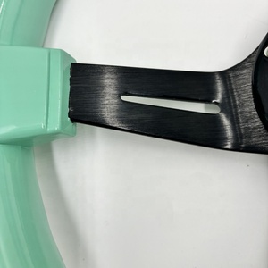 พวงมาลัยแต่งทรง JDM ขอบลึก 7 ซม. ขนาด 14 นิ้ว สีเขียว ABS ยูนิเวอร์แซล - Product Image 6