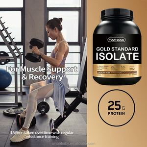 Supplément de protéines de lactosérum pour la prise de masse musculaire chez l'adulte, <span class=keywords><strong>100</strong></span>% isolat de protéines de lactosérum pur, conditionnement en bouteille - Product Image 3