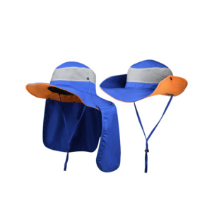 หมวกปีกบังแดดกันน้ำป้องกันแสงแดดปรับได้มีเชือกหูรูดพับได้ปีกกลางแจ้งชายหาดลำลองพกพาน้ำหนักเบา - Product Image 1