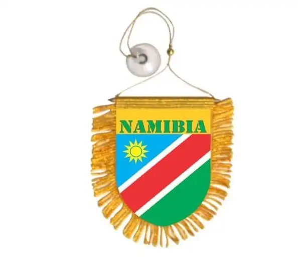 Высококачественный мини-баннер Namibia 6 ''x 4'' Вымпел 15x10 см мини-баннеры 4x6 дюймов вешалка на присоске