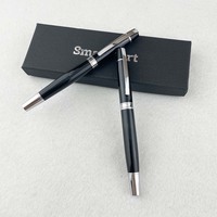 Produit Dropshipping GemFully 2025 – Stylo Bleu de Luxe Mignon et Élégant pour Hommes – Stylo Personnalisable avec Logo Argenté de Luxe