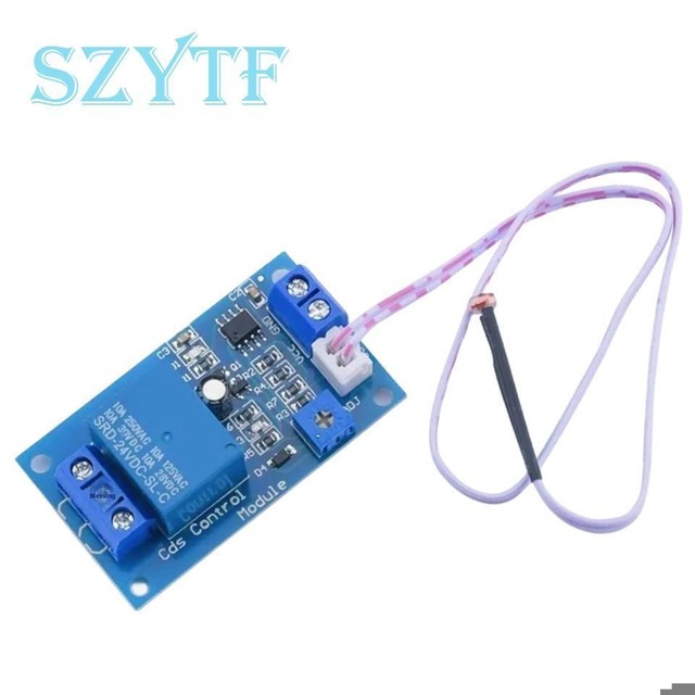 XH-M131 DC 5V/12V/24V Photoresistor Relay Module for Light Control and Brightness Detection with Automatic Control