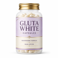 Capsules de glutathion pour éclaircir la peau 1500mg - Certifié Halal, Formule éclaircissante pure, Vente en gros