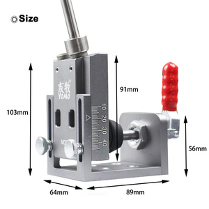 New Upgrade Fast Fix Pocket Hole <strong>Jig</strong> System with 9.5mm Step Drill Bit Large Base Woodworking <strong>Drilling</strong> <strong>Jig</strong> - Product Image 6