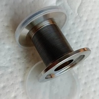 Tuyau en acier inoxydable avec embout à soufflet super élastique à bord soudé KF ISO CF50