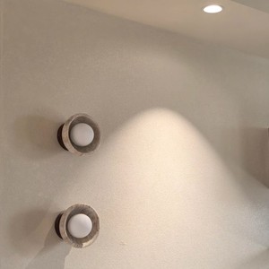 Lámpara de Pared Estilo Wabi Sabi de Piedra Huangdong, LED E27 con Interruptor, Iluminación de Diseño para Dormitorio, Pasillo y Entrada - Product Image 3