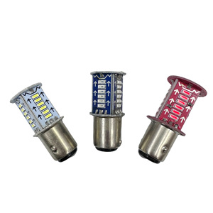 ไฟ LED สำหรับรถจักรยานยนต์และรถยนต์ BAY15D 1157 ไฟเลี้ยวและไฟถอยหลังแบบ LED พร้อมโหมดไฟกระพริบแบบเรียงลำดับและโหมดไฟแฟลช - Product Image 1