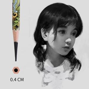 Dr. Youbigny — crayons à charbon de bois naturel, enveloppés dans une boîte en papier, 12 pièces, pour le thème de recherche dans la Jungle - Product Image 4