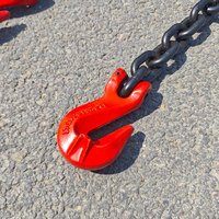 Élingue à chaîne robuste 16 mm G80 4 brins 6,5 m 22,4 T avec chaîne soudée pour levage industriel et grue de levage