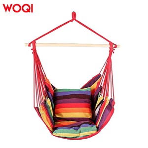 Woqi xách tay duy nhất bông võng cho cắm trại du lịch trọng lượng nhẹ với túi <span class=keywords><strong>nylon</strong></span> thoải mái ghế - Product Image 1