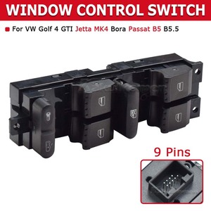 3bd959857 1j4959857 Chrome cửa sổ kiểm soát chuyển đổi cho VW GOLF 4 GTI Jetta MK4 Bora Bọ Cánh Cứng Passat B5 1j4959857d 1j4959857c - Product Image 3