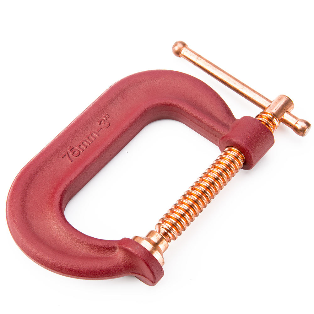 3 Inch Heavy Duty G Clamp - 75mm Woodworking Metal Work Bench Clamp