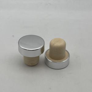 <span class=keywords><strong>Bouchon</strong></span> en plastique couleur argent, <span class=keywords><strong>bouchon</strong></span> en liège en forme de T, 19,5*30 mm, <span class=keywords><strong>bouchon</strong></span> en aluminium pour bouteille de <span class=keywords><strong>vin</strong></span>, de vodka, de whisky - Product Image 4
