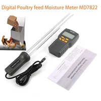 Moins cher Multi Numérique Volaille Grain alimentation Humidimètre Détecteur D'humidité D'eau Testeur D'alimentation De Poulet MD7822