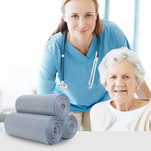 Forros sanitarios para inodoro con cordón de sujeción y alfombrilla absorbente de alta resistencia, aprobados médicamente, para residuos sellados junto a la cama - Product Image 1