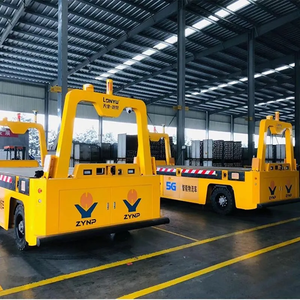 Chariot de transfert AGV robotisé autonome extérieur OEM, <span class=keywords><strong>camion</strong></span> plat de livraison à navigation magnétique - Product Image 3