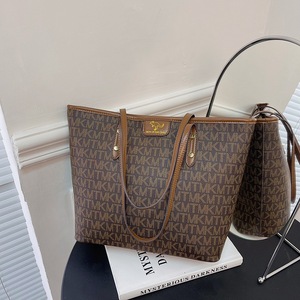 क्रॉस-बॉर्डर बड़ी क्षमता वाली महिला कैजुअल टोट बैग बहुमुखी pyu नायलॉन कंधे बैग व्यक्तिगत मुद्रित कम्यूटर पोर्टेबल हाथ - Product Image 6