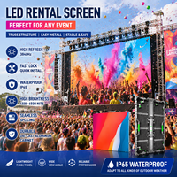 Pantalla LED de Alquiler para Exteriores TOPvision P3.91, IP65 Impermeable, 7680Hz de Alta Frecuencia de Actualización, para Conciertos y Eventos