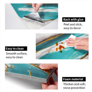 Papier Peint PVC Auto-Adhésif Effet Marbre Moderne 30x60cm, Étanche, Amélioration Instantanée, <span class=keywords><strong>Prix</strong></span> Usine, Vente en Gros pour Hall, Extérieur, Salle de Sport - Product Image 3
