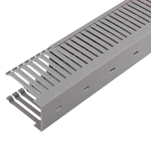 Metal wiring duct pvc cable trunking Customized Best Quality Pvc Trunking Pipes Cable Plastic Trunking