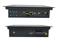 PC industriel sans ventilateur IPC J1900 J6412 N100 7 pouces avec écran tactile et ports RS232 RS485 GPIO pour la commande d'automatisation