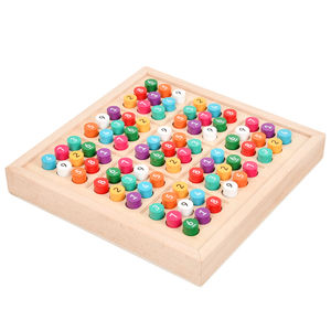 Jeu de société en bois pour enfants, <span class=keywords><strong>Sudoku</strong></span> logique, jeu éducatif de reconnaissance des couleurs, jeu de société interactif parent-enfant - Product Image 5