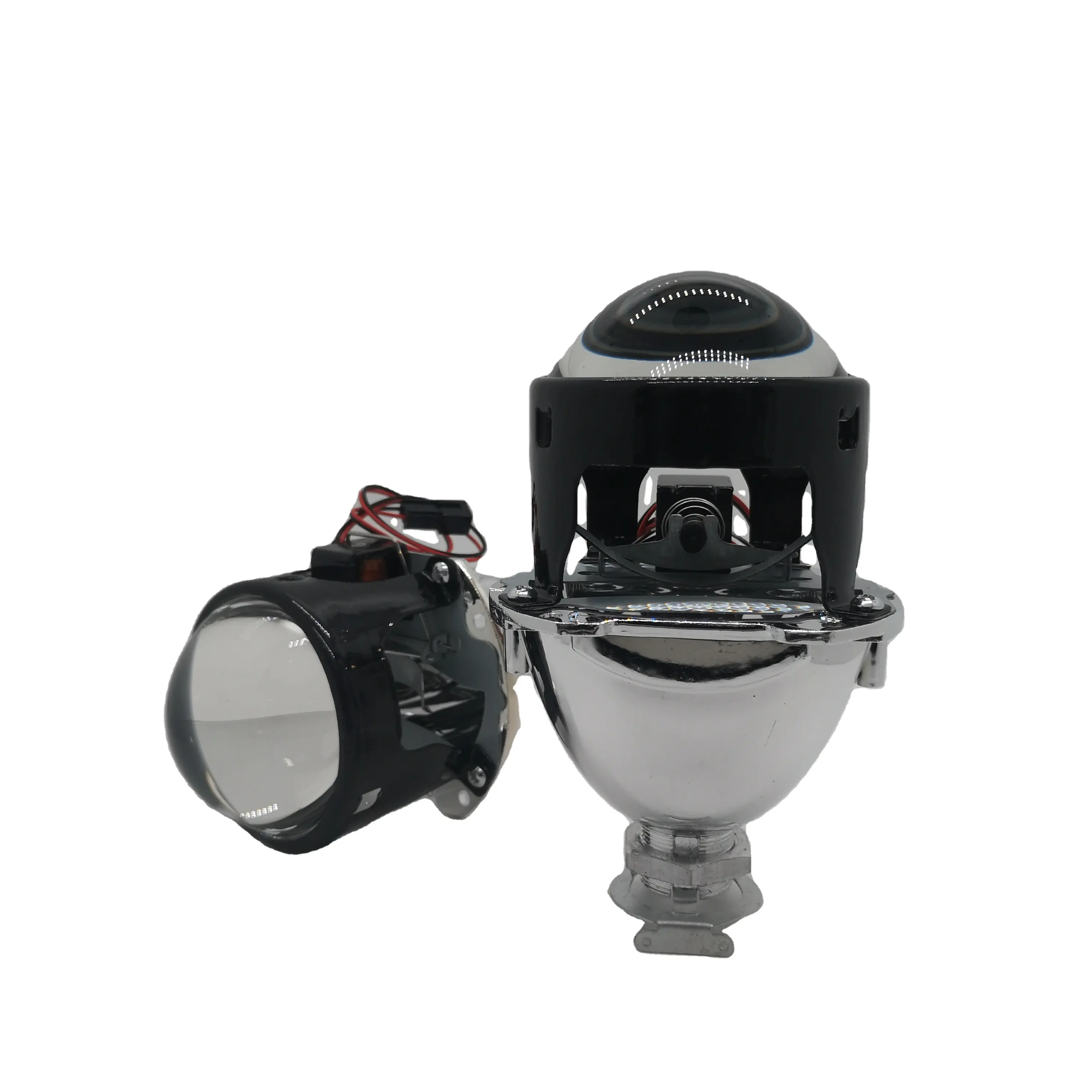 DLAND mini hid bi xenon projektör lens rhd H1 7.1, bi led projektör lens 2.5 inç araba ampuller