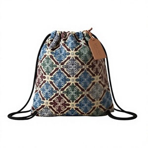 Sac à dos en jacquard tissé de qualité supérieure, réutilisable, léger, écologique, unisexe, 20-38L, pour la gym, le sport et les voyages - Product Image 1