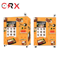 Distributeur automatique de repas rapides réfrigérés avec écran tactile de 49 pouces, distributeur automatique de repas rapides