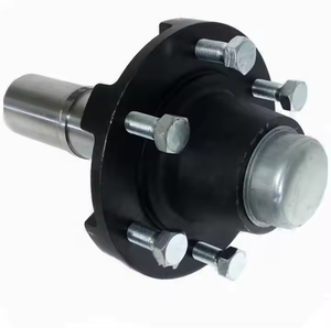 <span class=keywords><strong>Axe</strong></span> solide carré/rond de haute qualité, 2200/3500/7000 livres, <span class=keywords><strong>avec</strong></span> roues, pour pièces et accessoires de remorque, directement de l'usine - Product Image 3