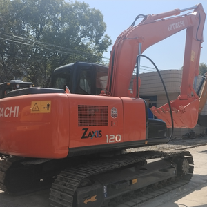 Excavatrice sur chenilles Hitachi ZX120 d'occasion, 12 tonnes, avec moteur et boîte de vitesses, meilleures performances, prête à être expédiée - Product Image 5