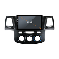 9 pulgadas 2Din pantalla táctil Android Multimedia auto Radio estéreo reproductor de DVD de coche para Fortuner Hilux 2008-2014 Manual aéreo condicional