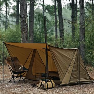 Tienda de campaña térmica personalizada OEM para 1-2 personas, estilo Baker, con salida para estufa, impermeable y resistente al viento, para caza de invierno y bushcraft - Product Image 3