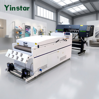 Machine d'impression textile Yinstar, imprimante directe pour t-shirts, imprimante DTF 60 cm, machine textile, secoueur de poudre, imprimante jet d'encre DTF A2