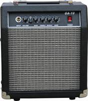Amplifier Gitar & Bass Elektrik 10 WATT Berkualitas dengan Speaker 6.5" 4 Ohm, Jack Headphone, Konstruksi Kayu & Baja, Bersertifikasi FCC