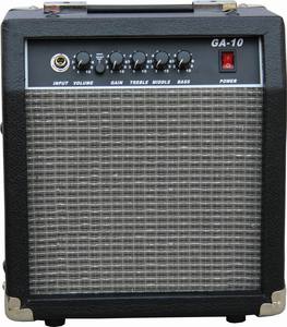 Quality 10 WATTs Electric Guitar &amp; Bass Amplifier with 6.5" 4 Ohm Speaker Headphone Jack Wood &amp; Steel Construction FCC Certified - Product Image 2