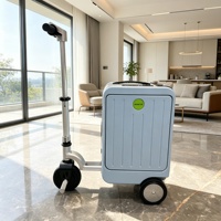 FUTUREJOY Scooter de bagages intelligent, directement de l'usine, certifié CE FCC RoHS, logo personnalisé gravé au laser