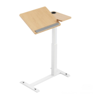 Table d'appoint pneumatique de luxe à hauteur réglable café et thé pour salon bureau ou canapé utilisation de bureau pour ordinateur portable