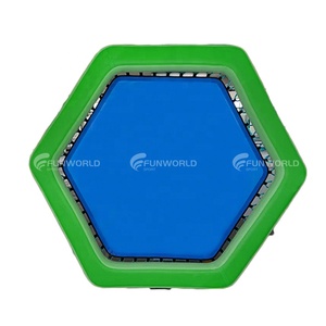 Plate-forme <span class=keywords><strong>gonflable</strong></span> portative d'hamac d'eau de point de chute de 8ft de centre-maille de flotteur - Product Image 4